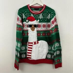 2/$25 Blizzard Bay Men’s Alpaca Christmas Holiday Sweater Size M